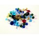 50g bunter Kristallglas Perlenmix - buntes Schmuckzubehör Glasschmuck