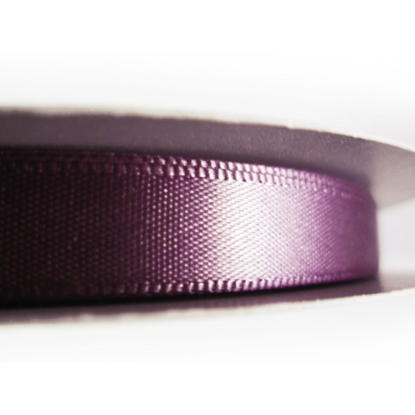 45m lila Satinband 10mm lila Schmuckband auf Rolle zum Halsband und Wickelarmband basteln - Schmuckzubehör Satinband - Leisure-Beads DIY