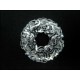 1x Runder Ring Ahänger platinfarben Schmuckanhänger ca.30 mm