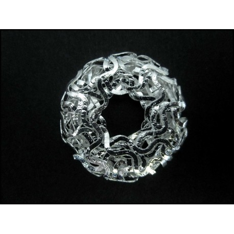 Leisure-Beads - 1x Runder Ring Anhänger Schmuckanhänger 30mm - Schmuckzubehör