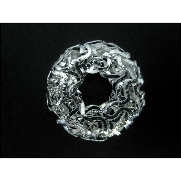 1x Runder Ring Anhänger Schmuckanhänger 30mm - Schmuckzubehör - Leisure-Beads DIY