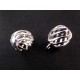 2x hellsilberfarbene Spirale als runder Anhänger ca. 14x10mm silber Schmuckanhänger - Schmuckzubehör Anhänger