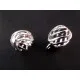 2x hellsilberfarbene Spirale als runder Anhänger ca. 14x10mm silber Schmuckanhänger - Schmuckzubehör Anhänger - Leisure-Beads DIY