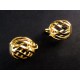 Goldfarbene Spiralen als runder Anhänger ca. 14x10mm goldfarben Schmuckanhänger - Schmuckzubehör Anhänger