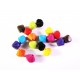 18x 8mm bunte Acryl Rhomben im bunten Perlenmix - Schmuckzubehör Acrylperlen