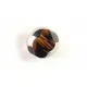 1x 14mm braune geschliffene Kristallglasperle - Schmuckzubehör Kristallglasperlen - Leisure-Beads DIY