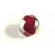 1x 14mm Siam Rote geschliffene Kristallglasperle - Schmuckzubehör Kristallglasperlen - Leisure-Beads DIY