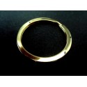 Schlüsselring goldfarben 32mm goldfarben II. Wahl vermessingter Schlüsselring stabil und massiv - Schmuckzubehör