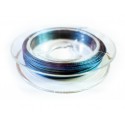 10m mittelblauer Schmuckdraht 0,38mm nylonummantelt - Schmuckzubehör