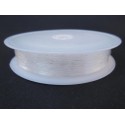 10m Elastische Nylonschnur 0,5mm Rolle transparente Perlenschnur - Schmuckzubehör