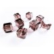 8x amethyst Kristallglas Würfel Perlen mit geschliffener Kante 10x10mm - Glasschmuck Schmuckzubehör