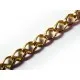 1m goldfarben Kette 11x7mm goldfarbene Gliederkette große Glieder - Schmuckzubehör - Leisure-Beads DIY