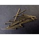 30 bronze Nietstifte 18mm bronzefarbener Schmuckdraht mit Kopf - bronze Schmuckzubehör