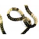 1m goldfarben Paillettenband 6mm Breite - Bastelbedarf