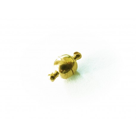 Leisure-Beads - 1x goldfarbener Magnetverschluss 11x5mm - Schmuckzubehör
