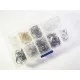 42 Ohrhaken und Ohrclips als Schmuckzubehör Set in Sortierbox - Schmuckzubehör Set - Leisure-Beads DIY
