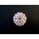 1x hellrosa Shamballa 14mm Strass Perle mit AB-Effekt - Schmuckzubehör Shamballa - Leisure-Beads DIY