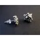 6 Stück / 3 Paar filigrane Ohrstecker mit Öse Durchmesser ca. 9mm - Schmuckzubehör zum Ohrringe selbermachen - Leisure-Beads DIY