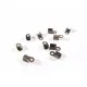 10x Endkappe 6x3mm Kupfer Schmuckbandklemme - kupfer Schmuckzubehör - Leisure-Beads DIY