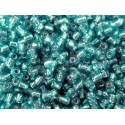 10g smaragdgrüne Rocailles 2mm (12/0) Silbereinzug - Schmuckzubehör Rocailles
