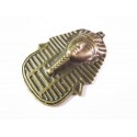 1x bronzefarben Tut-Anch-Amun Maske Anhänger 50x35mm Schmuckanhänger - Schmuckzubehör