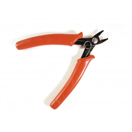 Leisure-Beads - Crimpzange rot für Kaschierperlen Cover Crimp Beads - Schmuckzubehör Schmuckwerkzeug