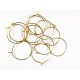 12x goldfarben Weinglasringe ca.29x25mm goldfarben - Tischdeko Weinglasringe