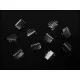 10x grauschwarze Bandklemme 8mm dunkelmetallfarben - Schmuckzubehör - Leisure-Beads DIY