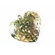 1x XL-Herz Anhänger glatt ca. 56x53mm goldfarben Schmuckanhänger- Schmuckzubehör - Leisure-Beads DIY