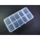 Transparente Sortierbox Aufbewahrungsbox ca. 131x72x25mm - Schmuckzubehör Aufbewahrungsbox - Leisure-Beads DIY