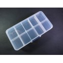 Transparente Sortierbox Aufbewahrungsbox 131x72x25mm - Schmuckzubehör Aufbewahrungsbox