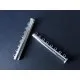 1x 45mm Magnetverschluss 8 Ösen hellsilber platinfarben - Schmuckzubehör Magnetverschluss - Leisure-Beads DIY