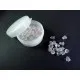 Mind. 50 Stück Ohrstopper 4mm weiss in Box - Schmuckzubehör zum Ohrringe selbermachen - Leisure-Beads DIY