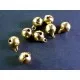 8x Mini Glöckchen ca. 11x8mm goldfarbene Schmuckanhänger - Schmuckzubehör - Leisure-Beads DIY
