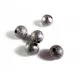 5x altsilber Stardust 8mm angerauhte Metallperlen Kugel Spacer - Schmuckzubehör Metallperlen - Leisure-Beads DIY