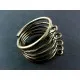 1x bronze Rohling für Fingerring mit 5 Ringen Schmuckdraht bronzefarben - Schmuckzubehör für Fingerringe - Leisure-Beads DIY