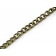 Bronzefarbene Kette 3x2,2mm Gliederkette - Schmuckzubehör