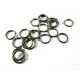 10x bronze Biegering 10mm rund bronzefarben - bronze Schmucktzubehör - Leisure-Beads DIY