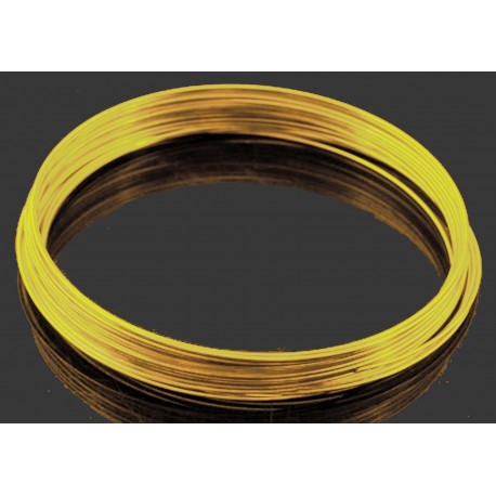 Leisure-Beads - 10x Ringe goldfarben Spiraldraht 55mm goldfarben Memory Wire - Schmuckzubehör