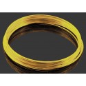 10x Ringe goldfarben Spiraldraht 55mm goldfarben Memory Wire - Schmuckzubehör