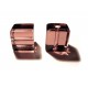  Würfel Perlen Amethystfarbene Lila Kristallglas 10x10mm