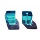 Türkis türkisfarbene Kristallglas Würfel Perlen 10x10 mm - Leisure-Beads DIY