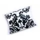 1x schwarz weisse Fixbox Faltschachtel Schmuckschachtel ca. 11,4x9cm - Schmuckzubehör Schmuckverpackung - Leisure-Beads DIY