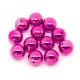 1x große pink Acryl Perle 20mm glatt - Schmuckzubehör - Leisure-Beads DIY