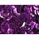 23g lila Schüssel Pailletten 6mm runde Cup violett Pailletten - Bastelbedarf Paielletten