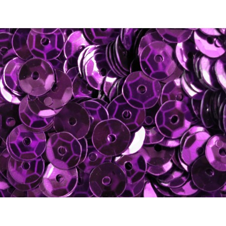 Leisure-Beads - 23g lila Schüssel Pailletten 6mm runde Cup violett Pailletten - Bastelbedarf Pailletten