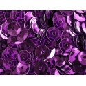 23g lila Schüssel Pailletten 6mm runde Cup violett Pailletten - Bastelbedarf Pailletten