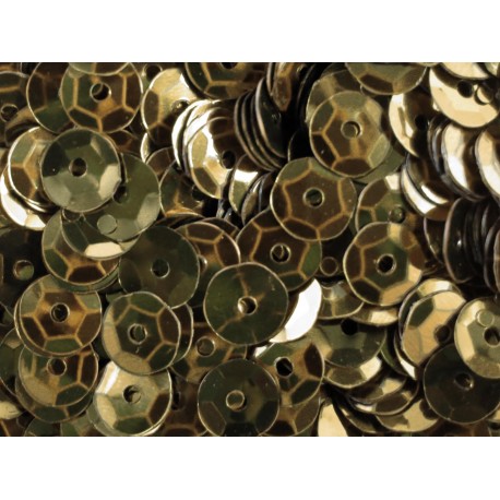 Leisure-Beads - 23g hellgoldfarben Schüssel Pailletten 6mm runde Cup goldfarben Pailletten - Bastelbedarf Pailletten