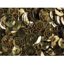 23g hellgoldfarben Schüssel Pailletten 6mm runde Cup goldfarben Pailletten - Bastelbedarf Pailletten