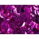 23g pink Schüssel Pailletten 6mm runde Cup fuchsia Pailletten - Bastelbedarf Paielletten - Leisure-Beads DIY